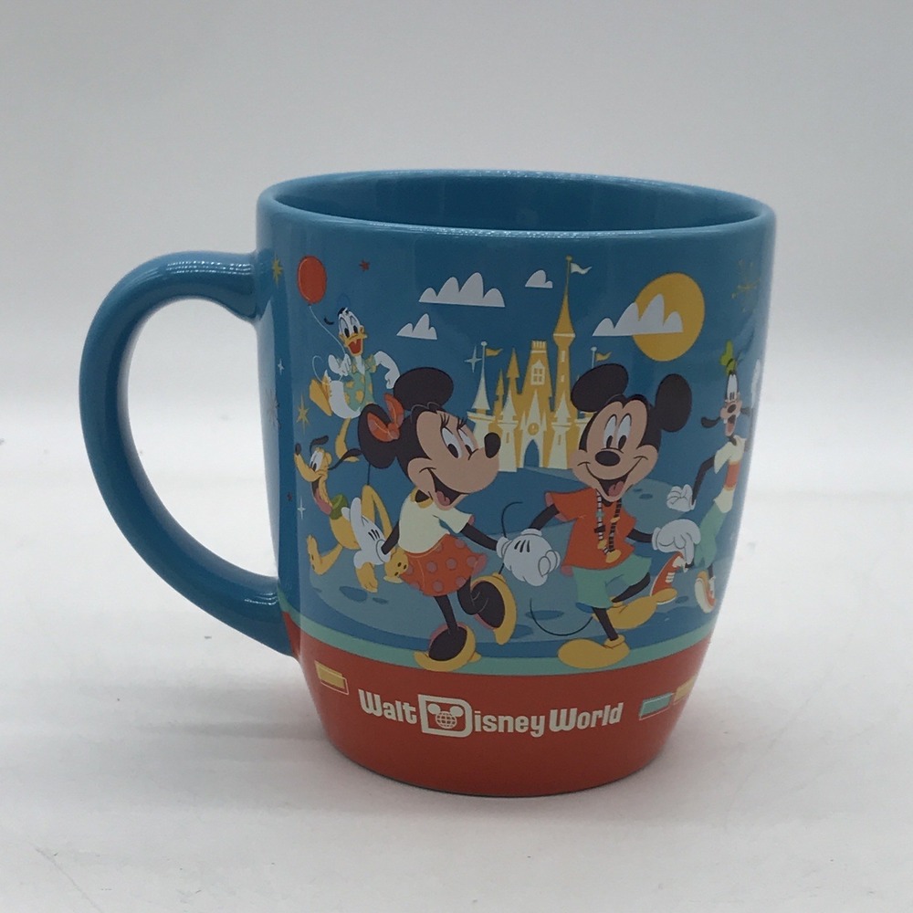 Disney World Mickey & Friends Play In Park 21oz Stoneware Ceramic Coffee Mug